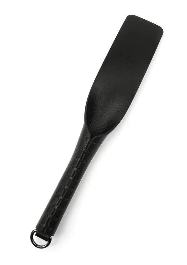 Echtleder-Slapper II – Leder-Slapper mit Schnürdetails, 34 cm